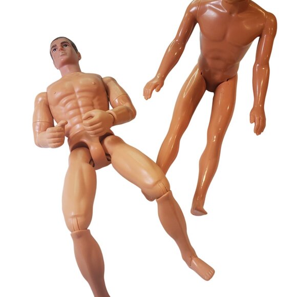 1980s Ken Doll & 1990s Power Team Action Figure Lot Male Poseable Character Toy - Picture 3 of 7